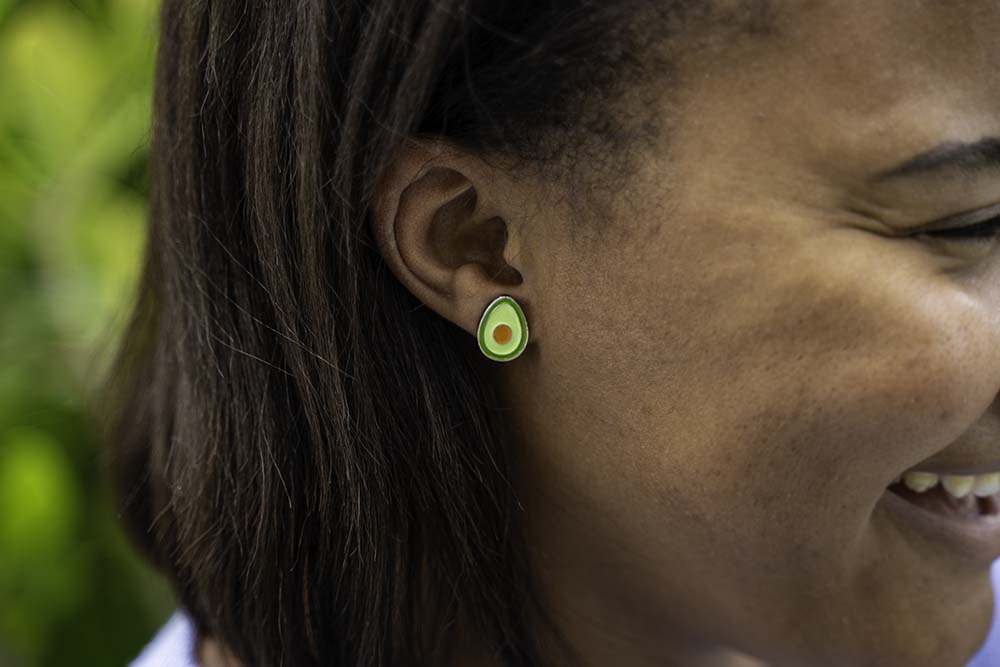 Avocado Stud Earrings