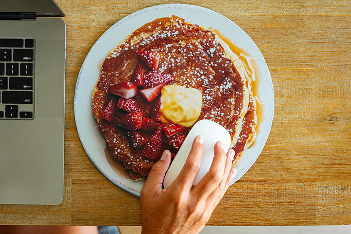 Lemon Ricotta Pancake Mousepad