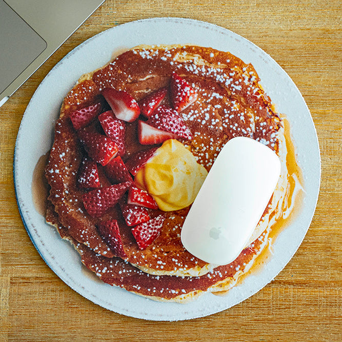 Lemon Ricotta Pancake Mousepad