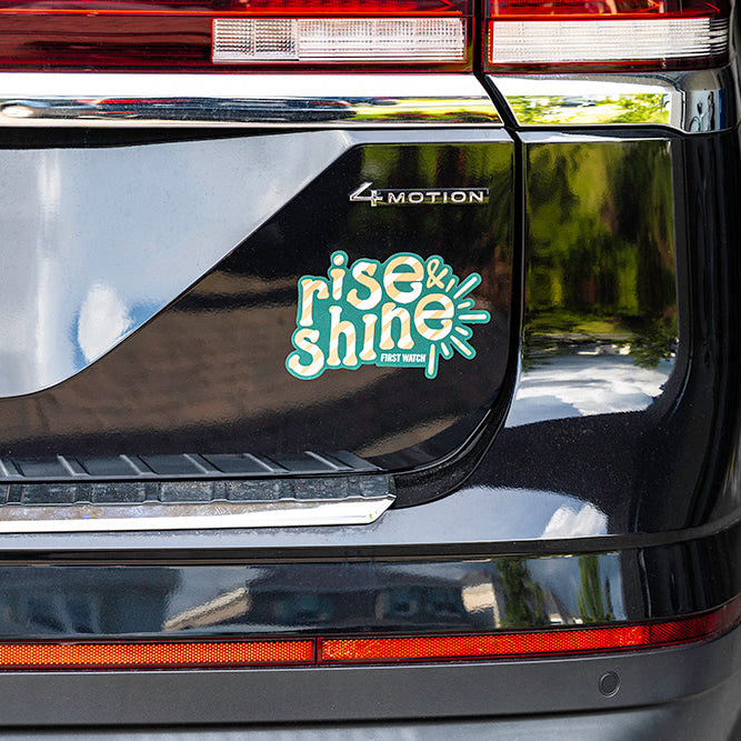 Rise & Shine Car Magnet