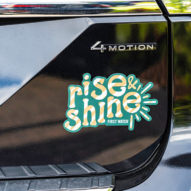 Rise & Shine Car Magnet