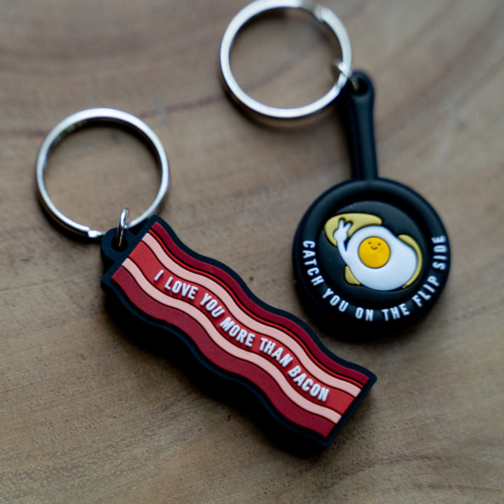 Breakfast Essentials Keychain Set